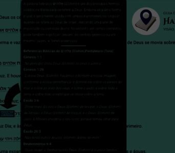 Bíblia Hebraico Português Interlinear