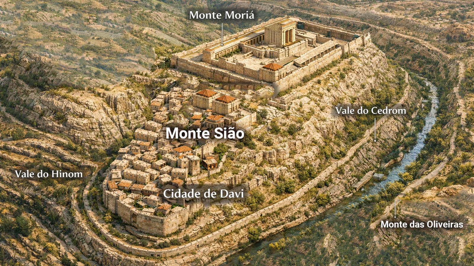 O que faz do Monte Sião o Coração da Terra Prometida e o Centro Geográfico da Redenção?